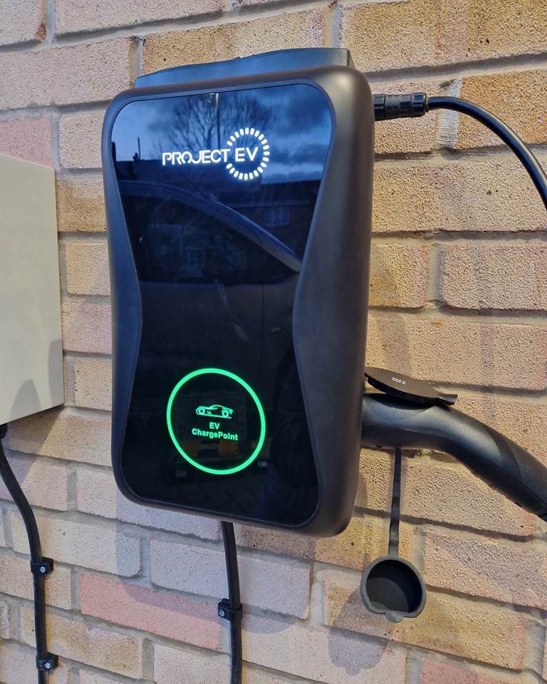 EV Charger installed on home in Ongar by FCS