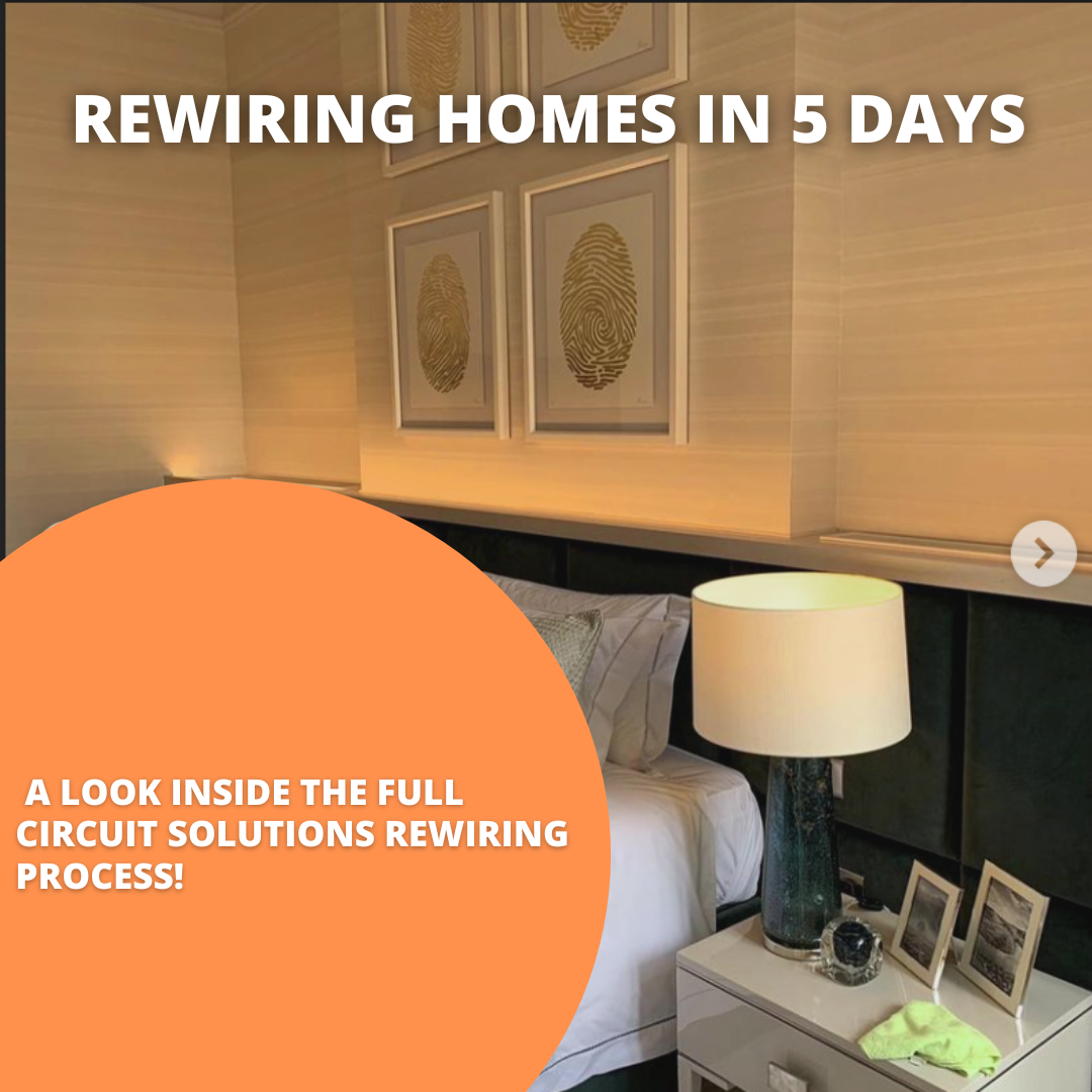 How to rewire a house 5 days - this article explains the process of rewiring a house