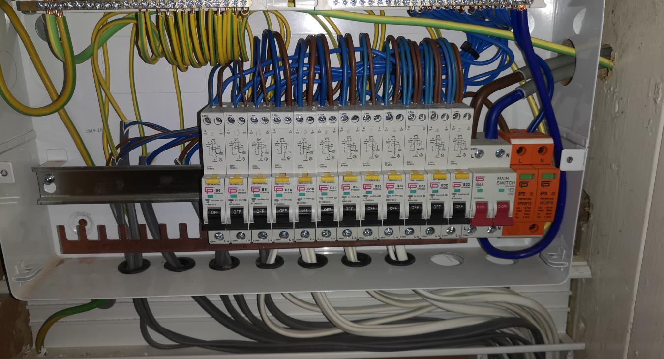 Full Rewire we carried out in Old Harlow